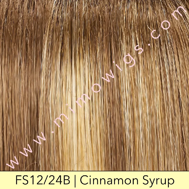 Excluded / FS12/24B • CINNAMON SYRUP | Light Gold Brown w/ Gold Blonde Bold Highlights / Average