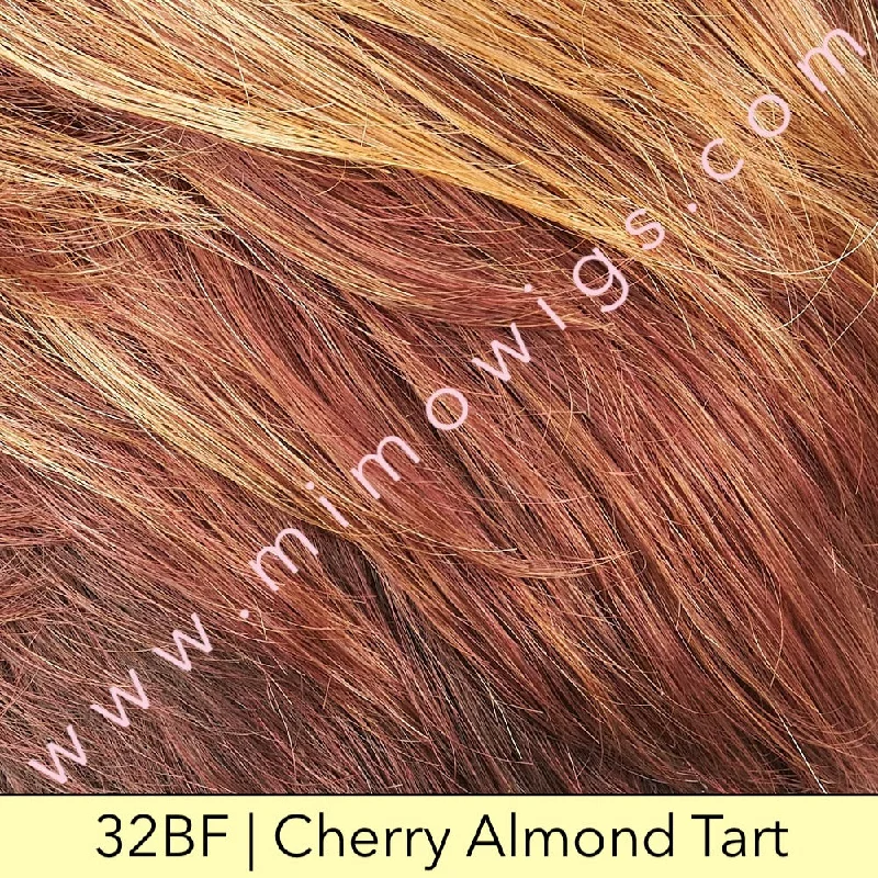 Excluded / 32BF • CHERRY ALMOND TART | Med Natural Red Base with Med Red-Gold Blonde Tips w/ Dark/Med Red Nape / Average