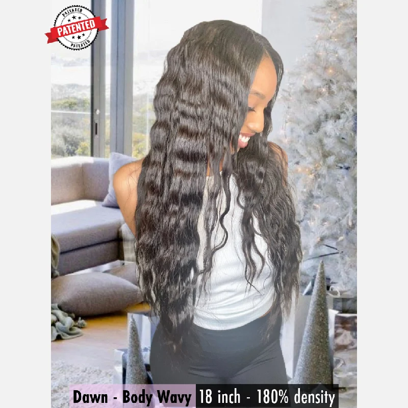 Dawn - Body Wavy - Virgin Cambodian Hair - InVisiRoot® Thin-Part Wig™️