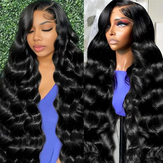 Glueless 3D Body Wave Hair HD Lace Front Wig Dome Breathable Cap Wigs