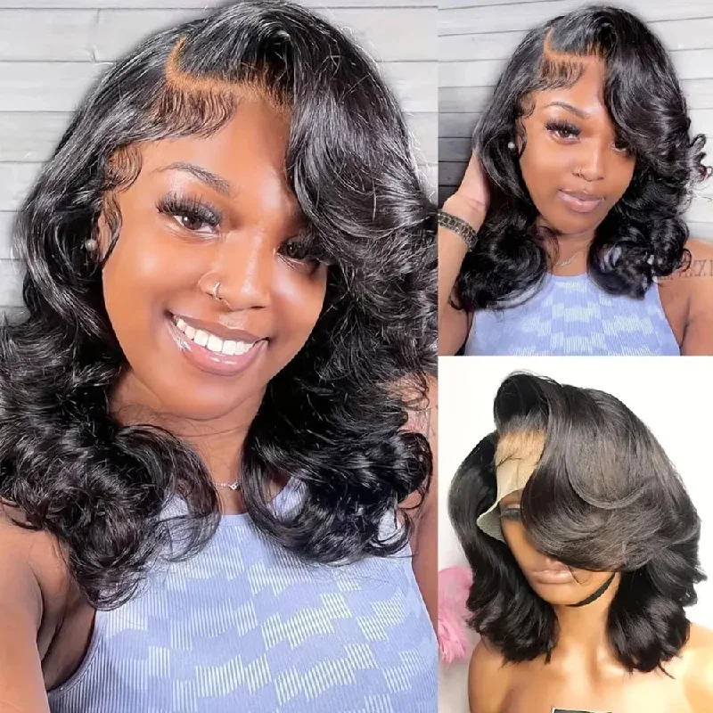 Glueless Human Hair Body Wave Wig