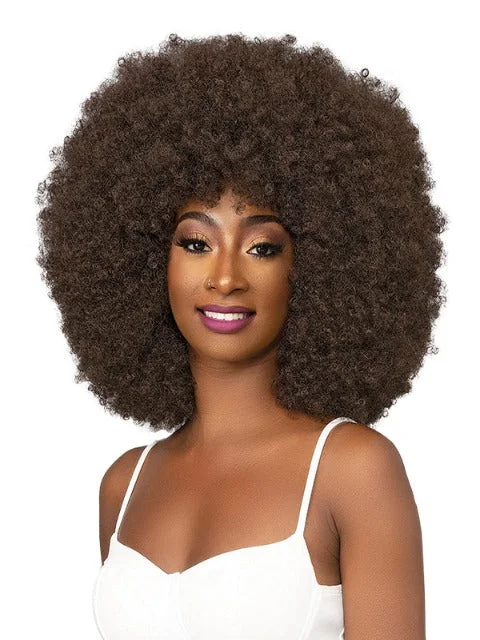 Janet Collection Premium Synthetic Natural Curly Wig - AFRO BADU *SALE