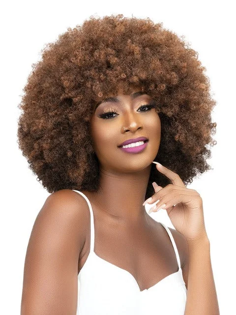 Janet Collection Premium Synthetic Natural Curly Wig - AFRO BADU *SALE