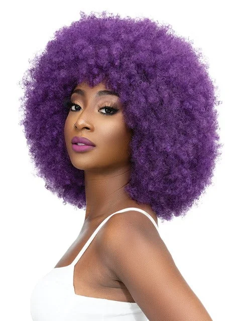 Janet Collection Premium Synthetic Natural Curly Wig - AFRO BADU *SALE