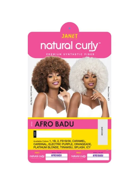 Janet Collection Premium Synthetic Natural Curly Wig - AFRO BADU *SALE