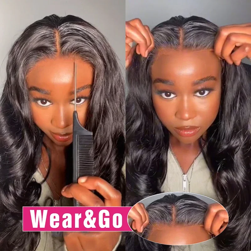 Lumiere Body Wave 4x6 Lace Front Pre-cut Easy To Wear Wig Human Hair Glueless Wigs