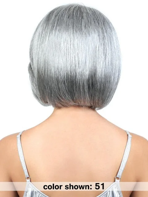 Motown Tress Human Hair Silver Gray Hair Collection Wig - SH.PAGE