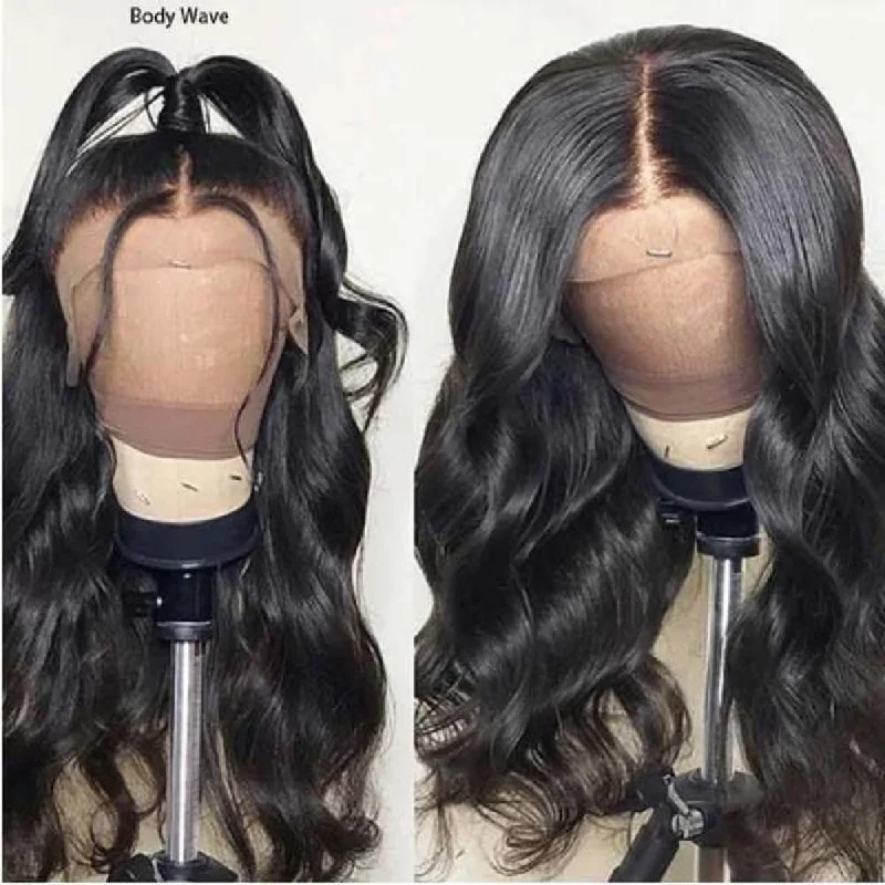 13x6 Skin Melt Lace Front Body Wave Human Hair Wig