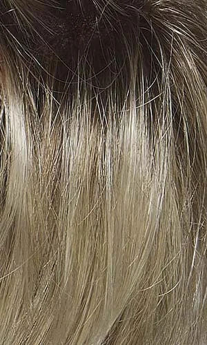 10/613GR | Light Ash Blonde with Platinum Blonde highlights and Medium Brown roots