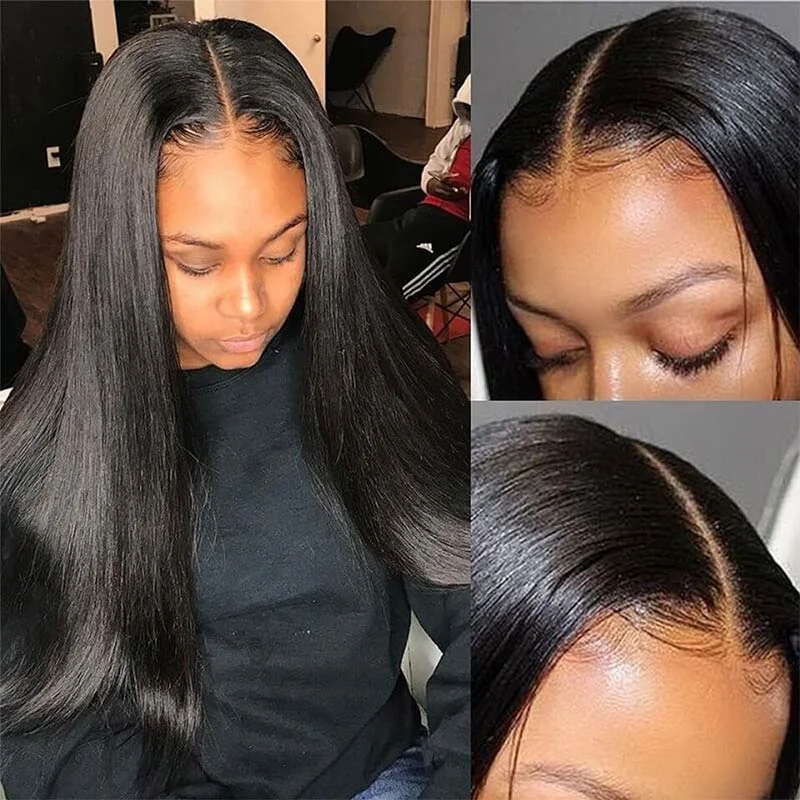 Aniya | Deep Part Super Glueless Silky Straight Lace Closure Wig