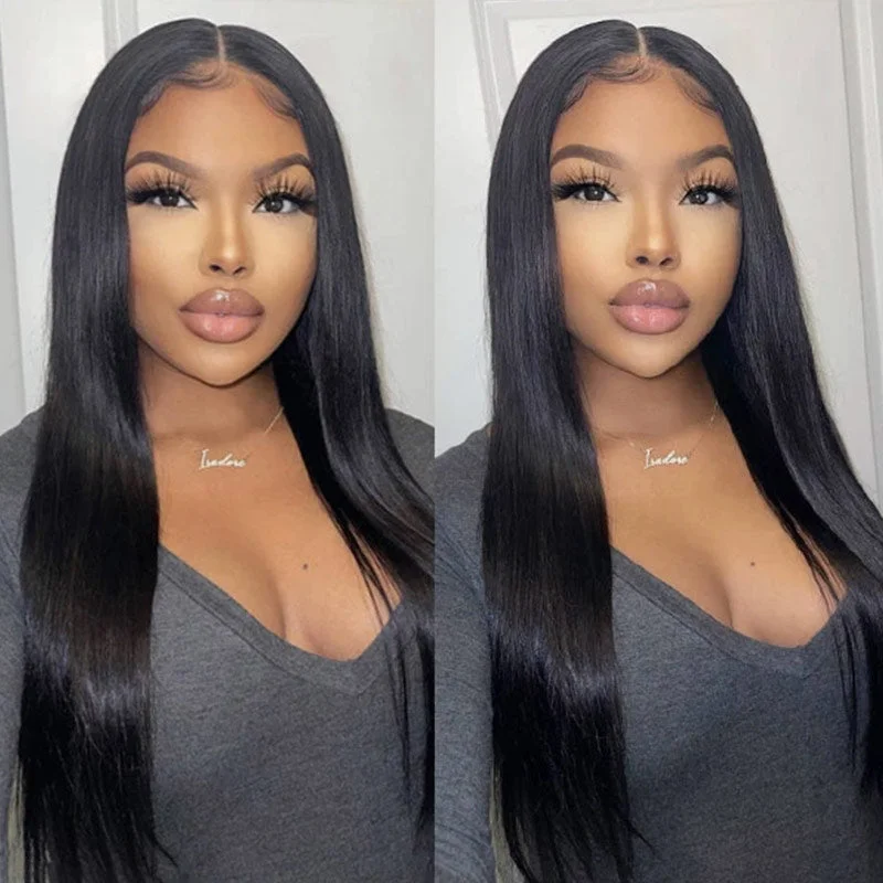 Aniya | Deep Part Super Glueless Silky Straight Lace Closure Wig