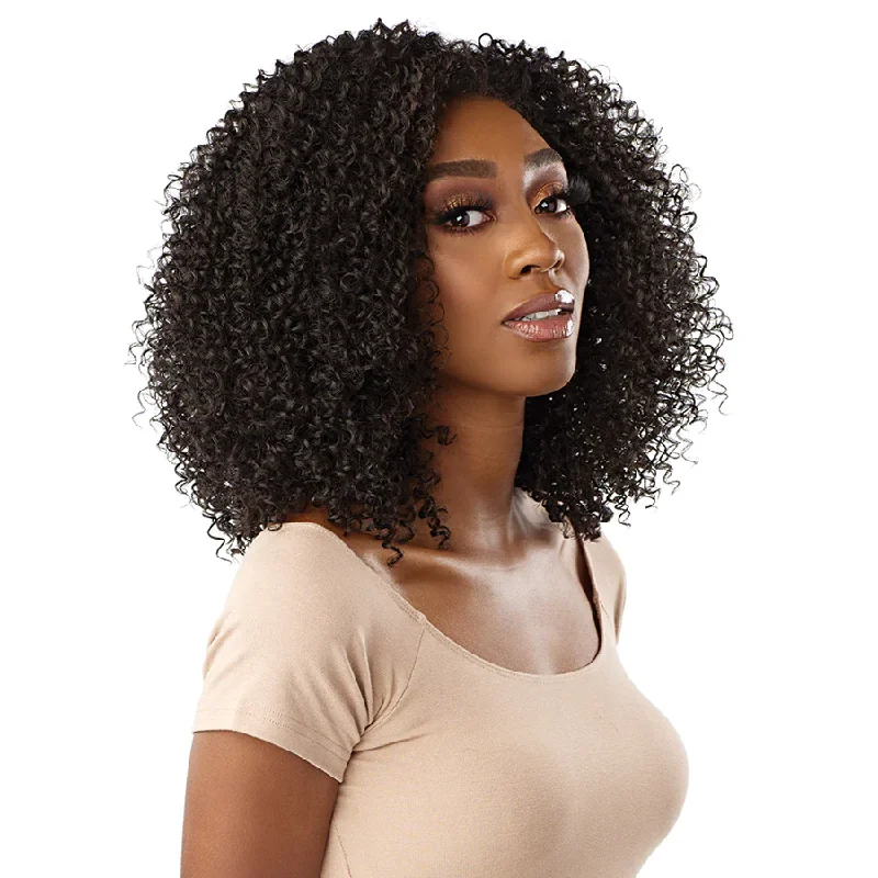 Curls Kinky Hair 180% Density 13x4 Glueless HD Lace Wig 3D Dome Cap Pre-cut 100% Human Hair Wig