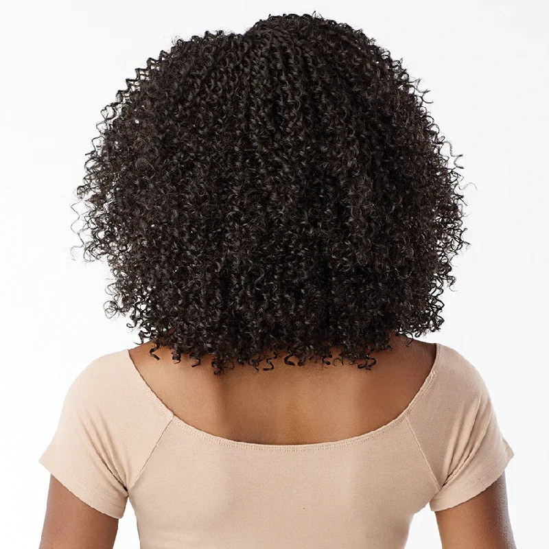 Curls Kinky Hair 180% Density 13x4 Glueless HD Lace Wig 3D Dome Cap Pre-cut 100% Human Hair Wig