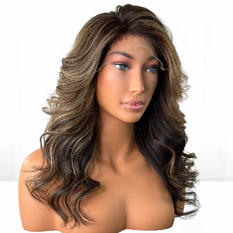 Yoncé - Multidimensional Textured Straight Wig