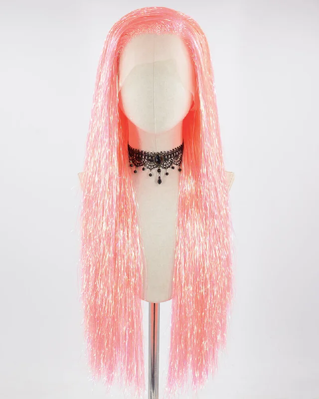 Tinsel Pink Long Lace Front Wig WW693