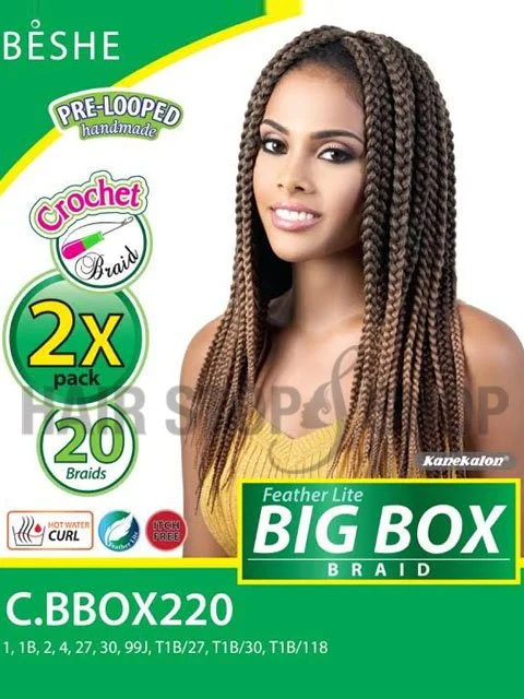 Beshe Feather Lite BIG BOX Crochet Braid 2pc 20 C.BBOX220