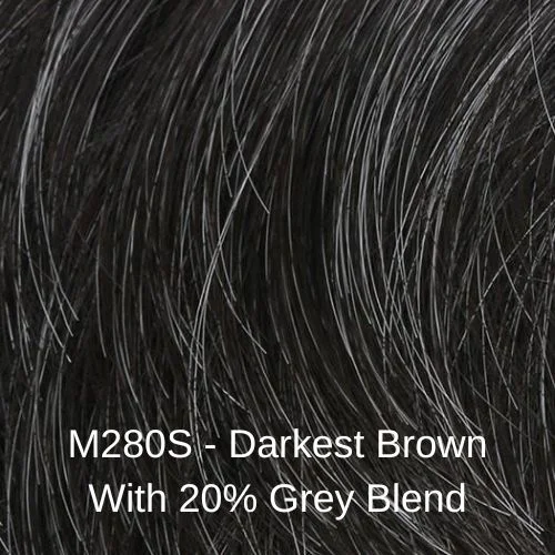 M280S 20% Grey / Darkest Brown / Heat-Friendly Synthetic