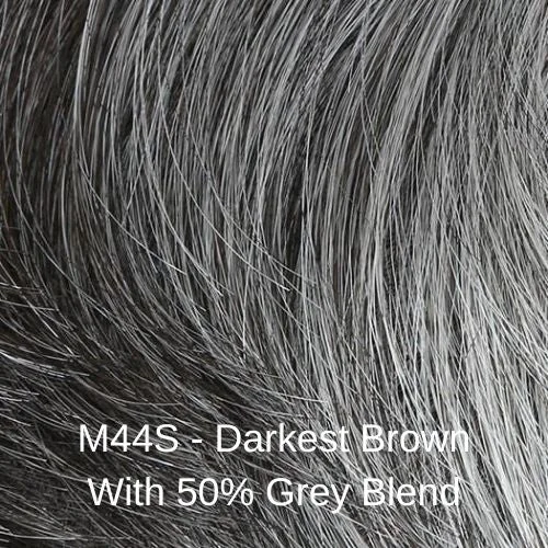 M44S 50% Grey / Darkest Brown / Heat Friendly Synthetic