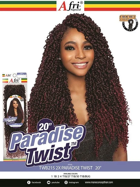 Mane Concept Afri Naptural 2X PARADISE TWIST Braid 20 TWB215